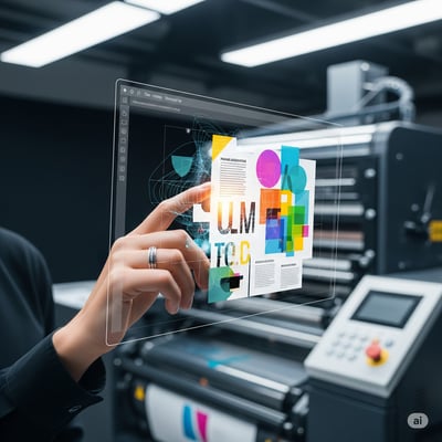How is AI being used in print design